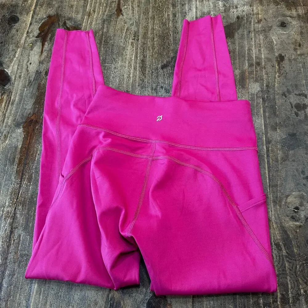 New Peloton Move Tulip Hem Legging sz S Pink Peloton Leggings
